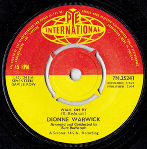 Dionne Warwick - Walk On By (7", Single)