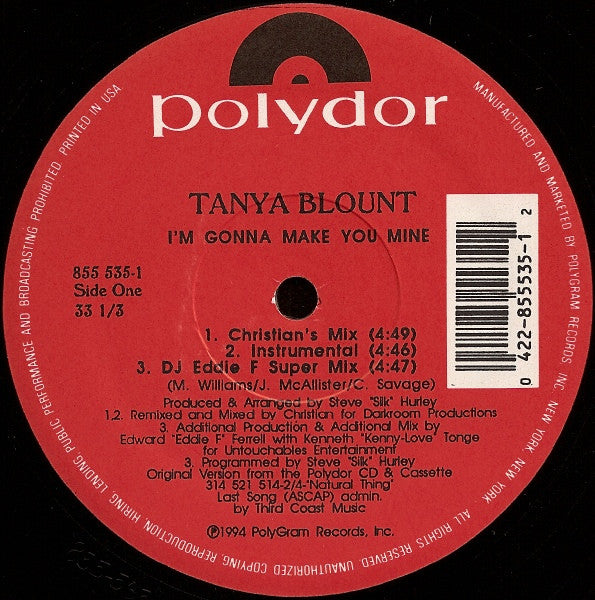 Tanya Blount - I'm Gonna Make You Mine (12")