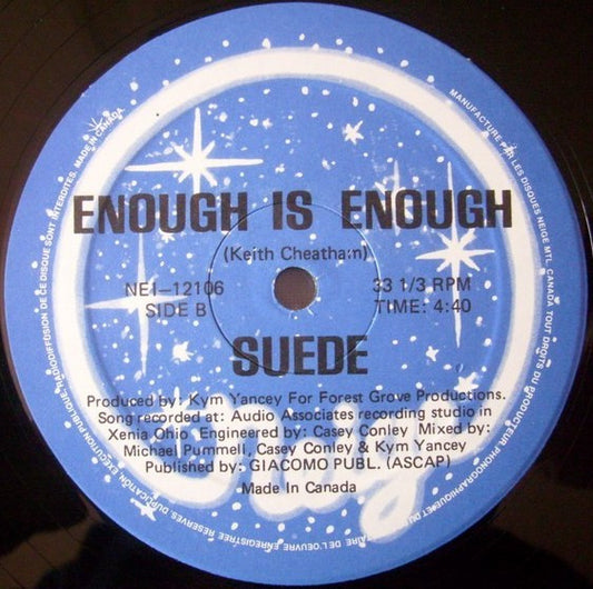 Suede (3) - Determination / Enough Is Enough (12")