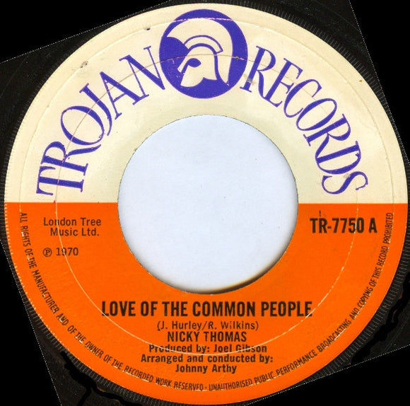 Nicky Thomas / The Destroyers - Love Of The Common People / Compass (7