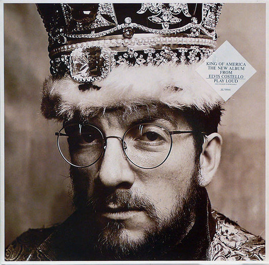 The Costello Show Featuring The Attractions And Confederates* - King Of America (LP, Album)