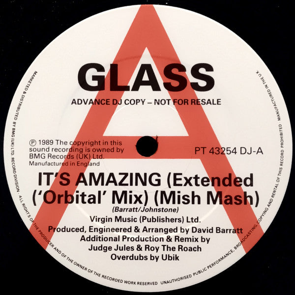 Glass - It's Amazing (12", Promo)