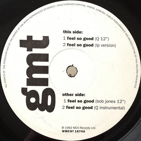 GMT (3) - Feel So Good (12")