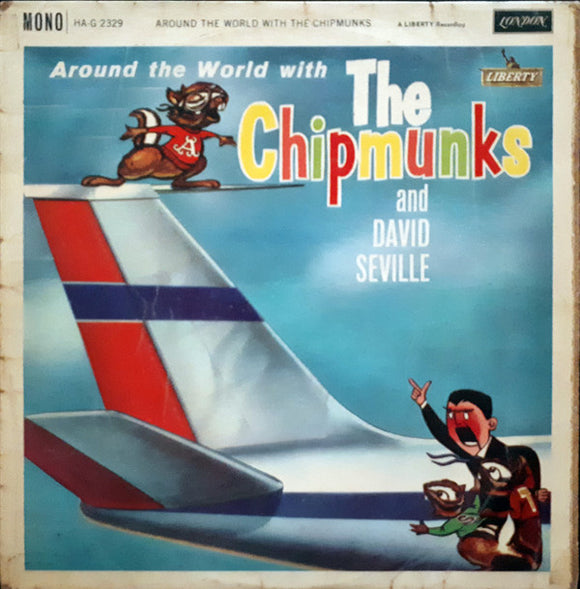 The Chipmunks and David Seville - Around The World With The Chipmunks (LP, Album, Mono)