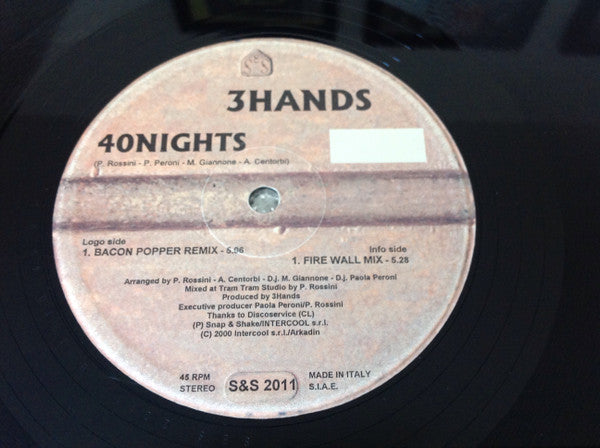 3 Hands - 40 Nights (12")