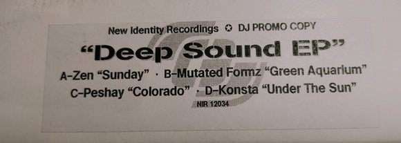 Deep Sound EP - Sunday / Green Aquarium / Colorado / Under The Sun (2x12