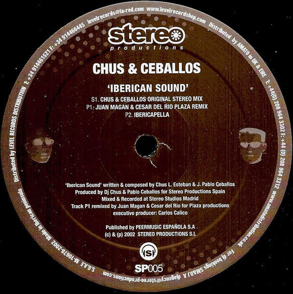 Chus & Ceballos - Iberican Sound (12")