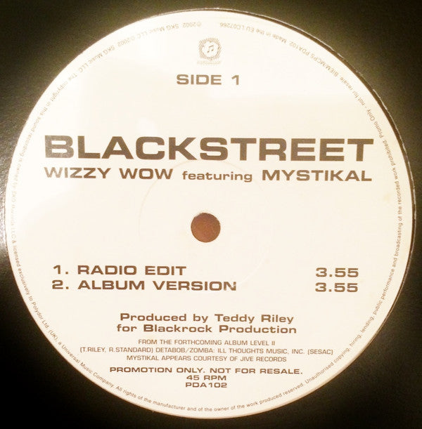 Blackstreet Featuring Mystikal - Wizzy Wow (12", Promo)