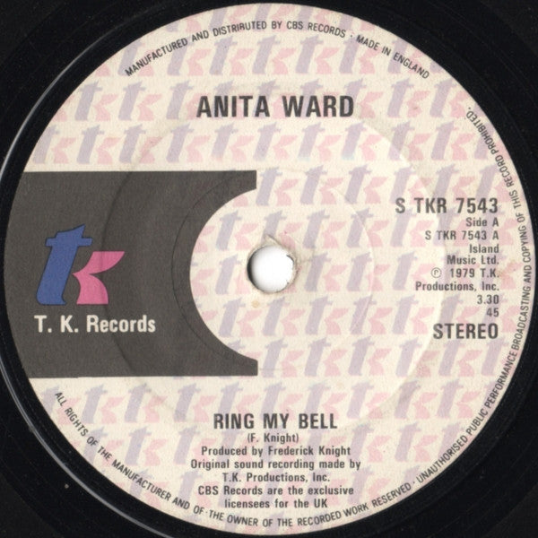 Anita Ward - Ring My Bell (7", Single)