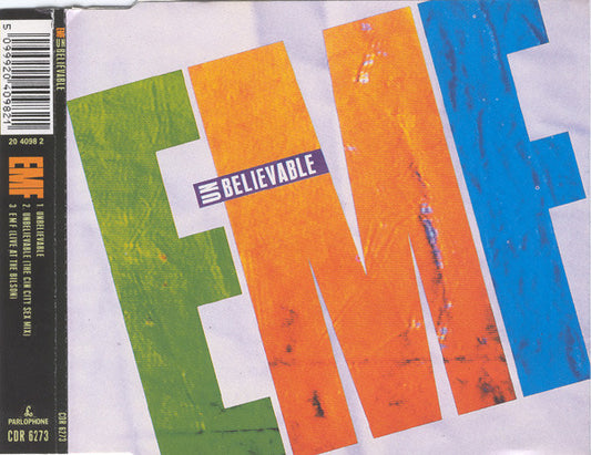 EMF - Unbelievable (CD, Single)