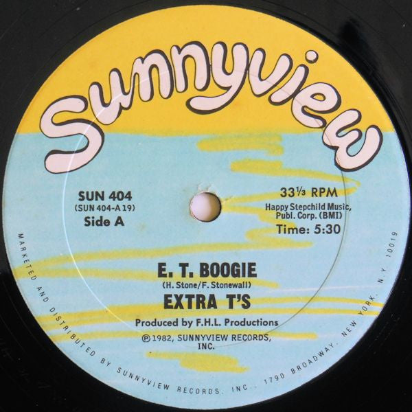 Extra T's - E. T. Boogie (12", Single)