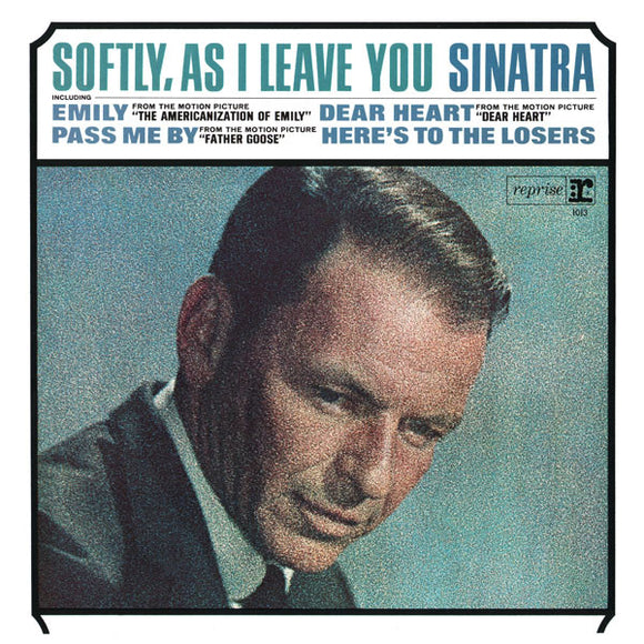 Frank Sinatra - Softly, As I Leave You (LP, Album, Mono)