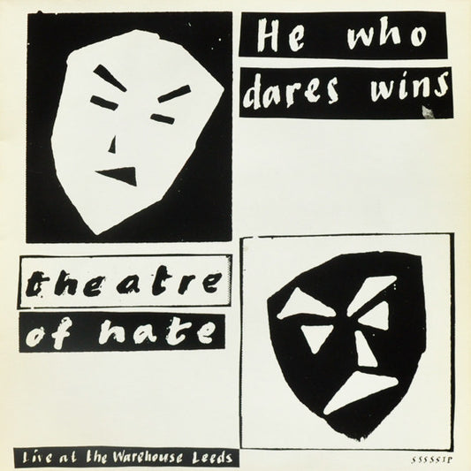 Theatre Of Hate - He Who Dares Wins (Live At The Warehouse Leeds) (LP, W/Lbl)