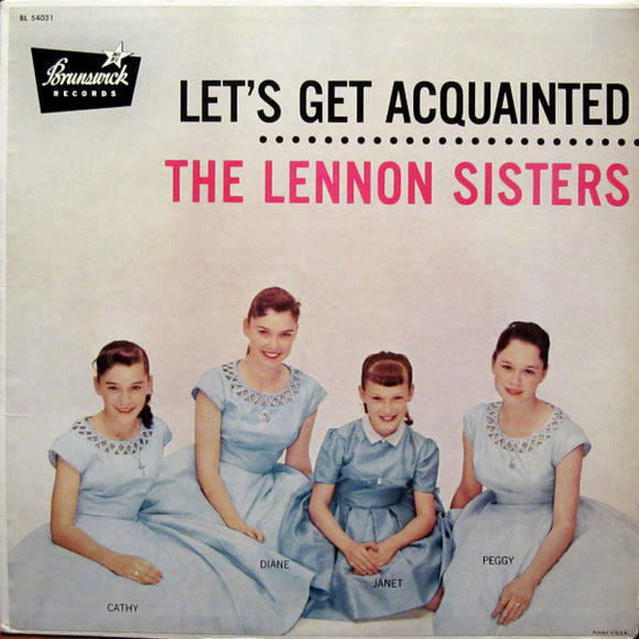 The Lennon Sisters - Let's Get Acquainted (LP, Album, Mono)