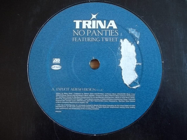 Trina Featuring Tweet - No Panties (12", Promo)