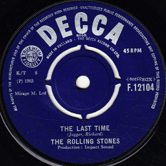 The Rolling Stones - The Last Time (7", Single, Pus)