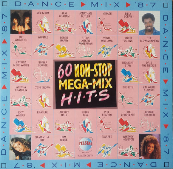 Various - Dance ▷ Mix ▷ '87 - 60 Non-Stop Mega-Mix Hits (2xLP, Comp, Mixed)