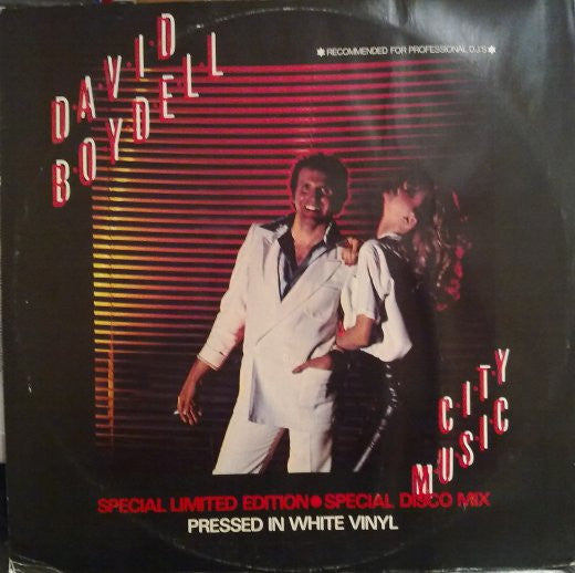 David Boydell - City Music / Red Light (12", Whi)