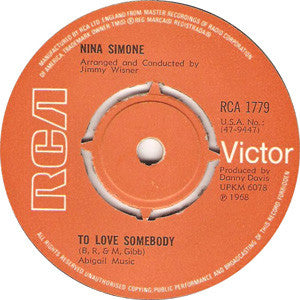 Nina Simone - To Love Somebody (7