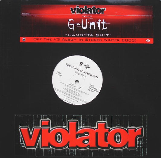 Violator (3) Featuring G-Unit - Gangsta Sh*t (12", Promo)