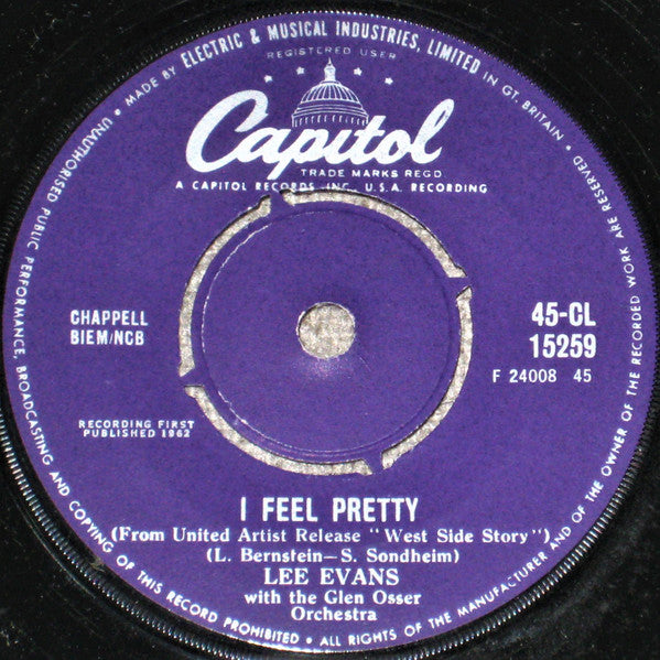 Lee Evans - I Feel Pretty (7")