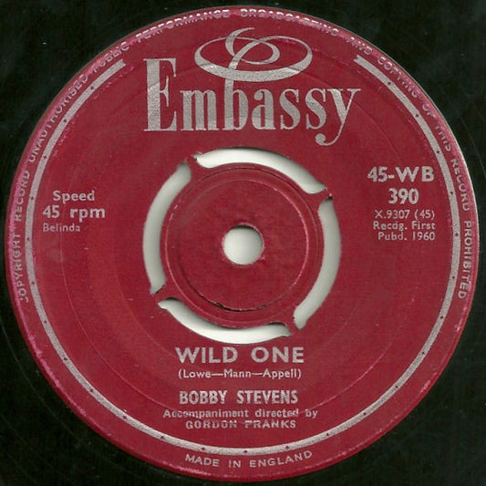 Bobby Stevens - Fall In Love With You / Wild One (7", Single)