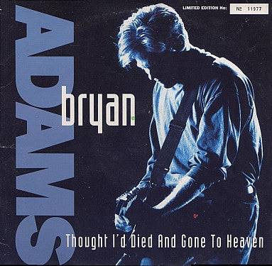 Bryan Adams - Thought I'd Died And Gone To Heaven (12", Single, Ltd, Num, Sil)