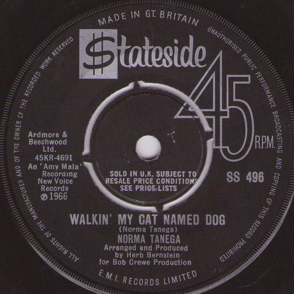 Norma Tanega - Walkin' My Cat Named Dog (7