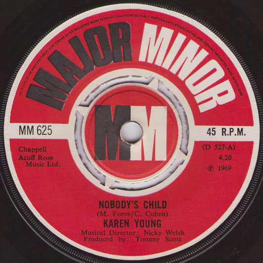 Karen Young (2) - Nobody's Child (7")