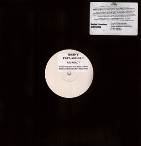 Bashy* Feat. Michie 1* - R U Ready (12", Promo, W/Lbl, Sti)