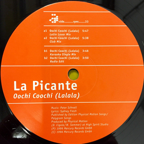 La Picante - Oochi Coochi (Lalala) (12")