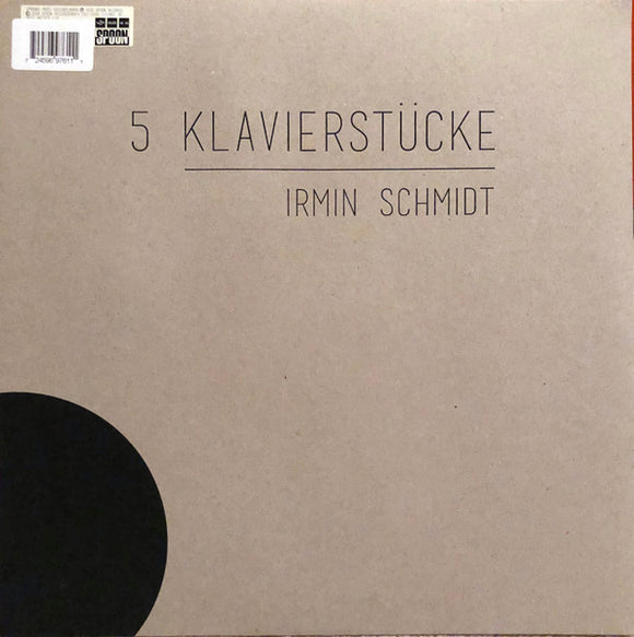 Irmin Schmidt - 5 Klavierstücke (LP, Album)
