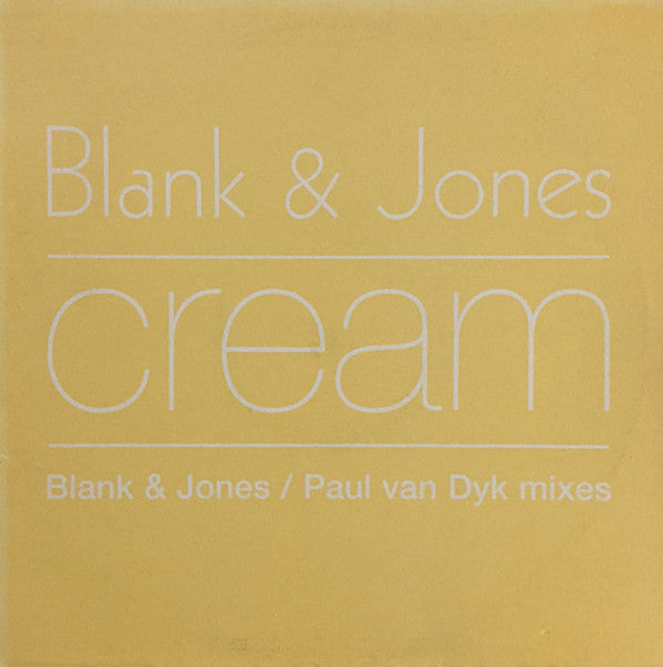 Blank & Jones - Cream (12")