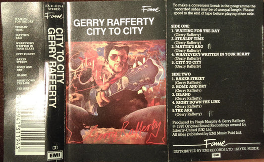 Gerry Rafferty - City To City (Cass, Album, RE)