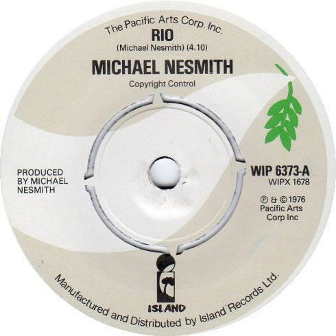 Michael Nesmith - Rio (7", Single)