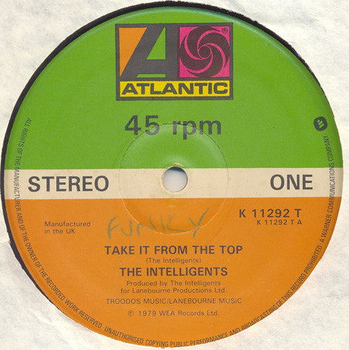 The Intelligents - Take It From The Top (12")