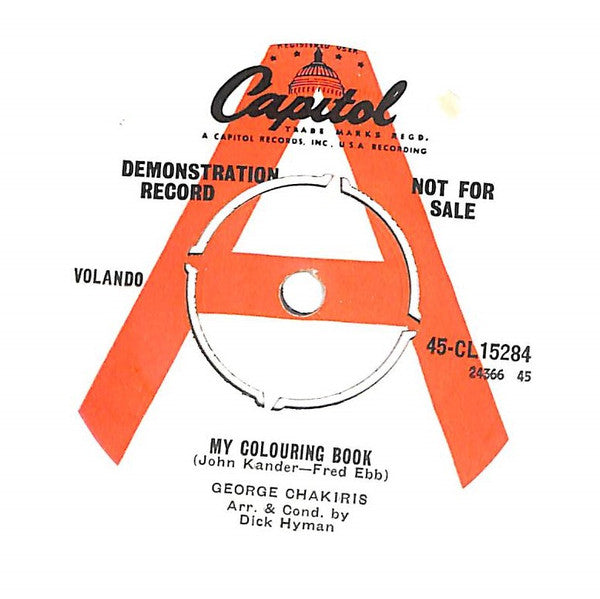 George Chakiris - My Colouring Book (7", Single, Promo)