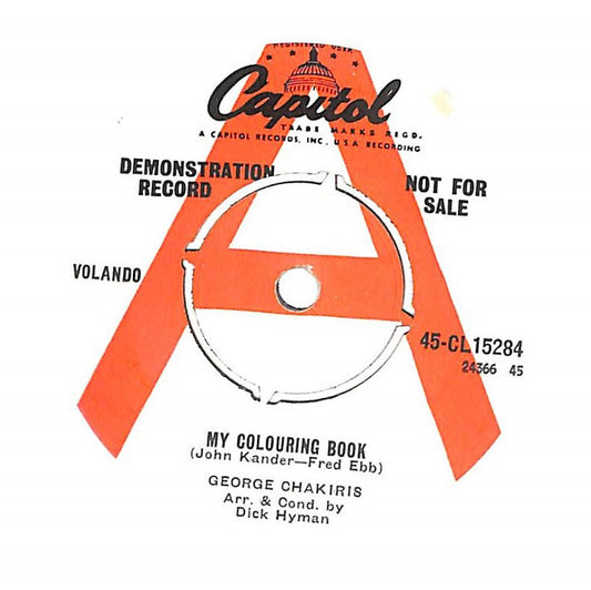 George Chakiris - My Colouring Book (7", Single, Promo)