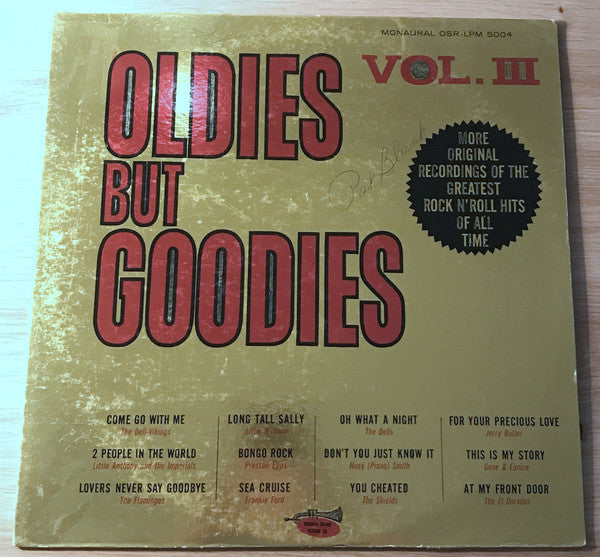 Various - Oldies But Goodies Volume III (LP, Comp, Mono)