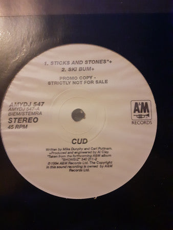 Cud - Sticks And Stones (12", Promo)