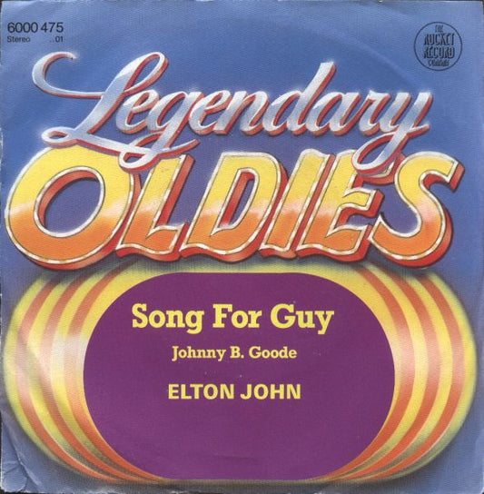 Elton John - Song For Guy / Johnny B. Goode (7", Single)