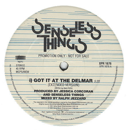 Senseless Things - Got It At The Delmar EP (12", Promo)