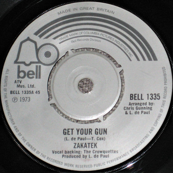 Zakatek - Get Your Gun (7", Single)