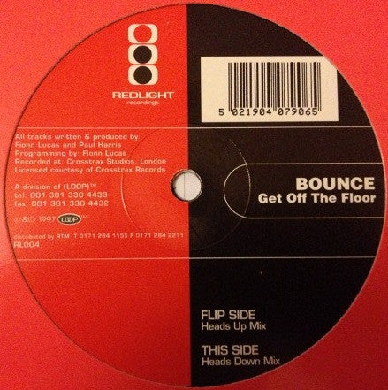 Bounce - Get Off The Floor (12")