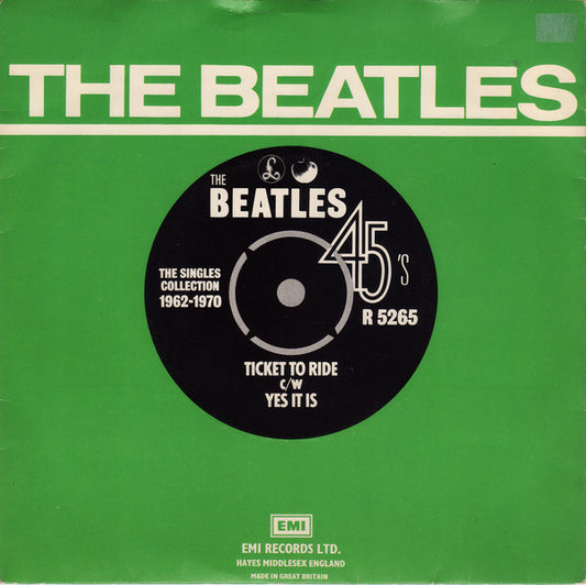 The Beatles - Ticket To Ride c/w Yes It Is (7", Single, RE)