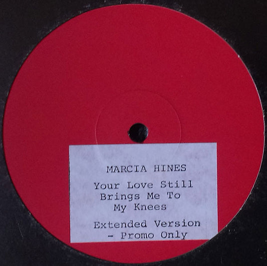 Marcia Hines - Your Love Still Brings Me To My Knees (12", Promo, W/Lbl)