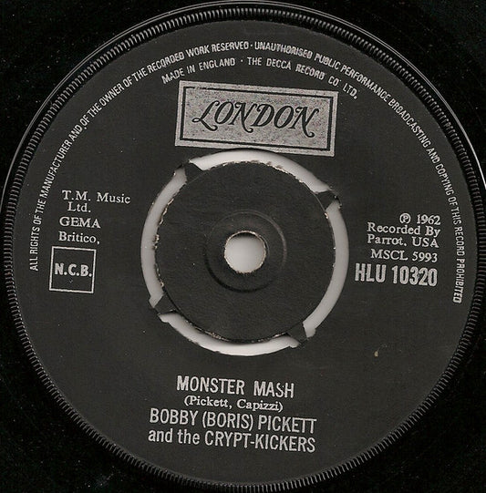 Bobby (Boris) Pickett And The Crypt-Kickers - Monster Mash (7", Single, RE)