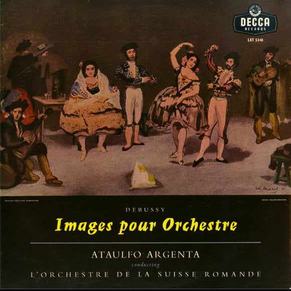 Debussy*, L'Orchestre De La Suisse Romande, Argenta* - Images Pour Orchestre (LP, Mono)
