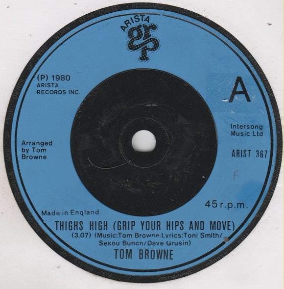 Tom Browne - Thighs High (Grip Your Hips And Move) / Dreams Of Lovin' You (7