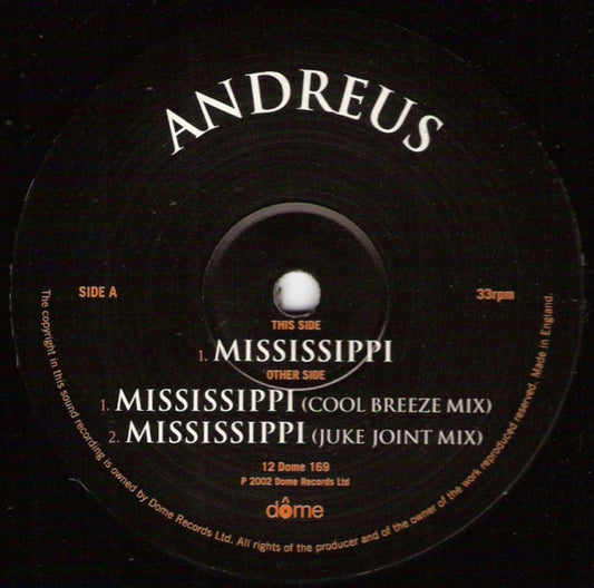 Andreus - Mississippi (12", Single)